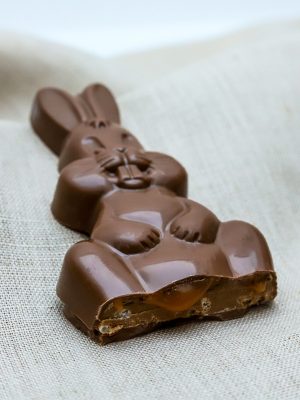 Lapin gourmand chocolat noir Paques Les idées gourmandes de Sandrine