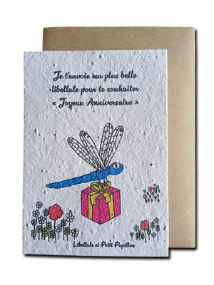 Carte a planter Joyeux Anniversaire Les idées gourmandes de Sandrine