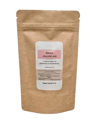 Batons de chocolat noir 40 batonnets Les idées gourmandes de Sandrine