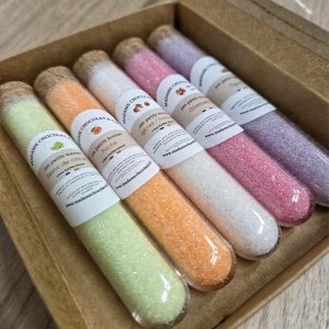 Coffret fioles sucres aromatisés Les fruités Les idées gourmandes de Sandrine