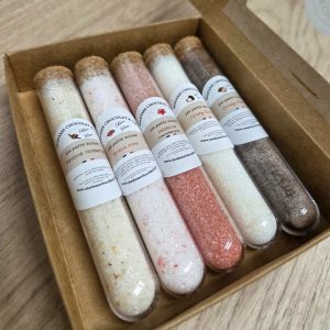 Coffret fioles sucres aromatisés Les gourmands Les idées gourmandes de Sandrine
