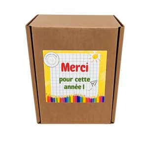 Coffret Merci pour cette année Les idées gourmandes de Sandrine