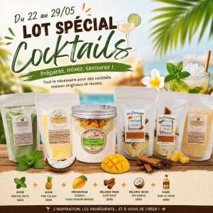 Lot spécial cocktails Les idées gourmandes de Sandrine