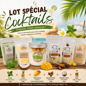 Lot spécial cocktails Les idées gourmandes de Sandrine